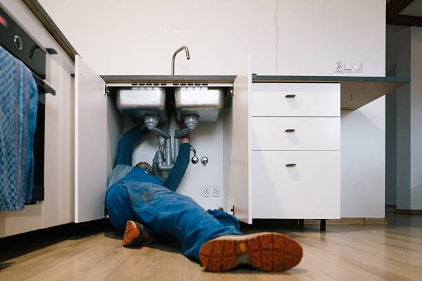 Professional Drain Cleaning technician working in Glenpool, OK